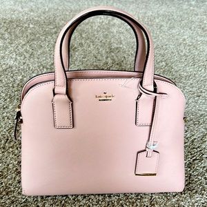 COPY - Kate Spade medium size purse with middle zipper nude/blush color